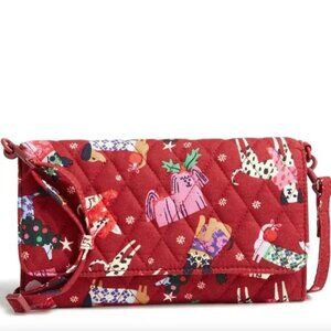 Vera Bradley Holiday Hounds Wallet/Crossbody NWT